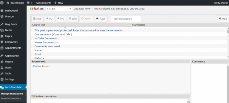 poedit add source key